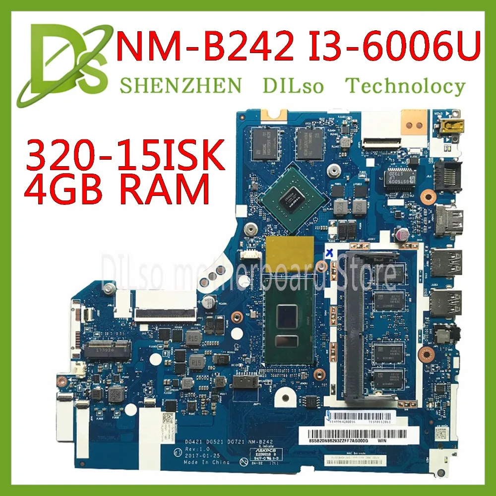 KEFU DG421 GD521 DG721 NM-B242 motherboard for Lenovo 320-15ISK 520-15ISK notebook motherboard CPU i3 6006U 4G DDR4 100% test ok
KEFU DG421 GD521 DG721 NM-B242 motherboard for Lenovo 320-15ISK 520-15ISK notebook motherboard CPU i3 6006U 4G DDR4 100% test ok