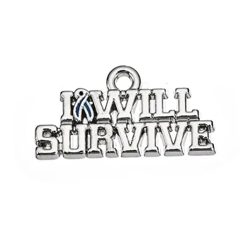 RAINXTAR Alloy I Will Survive Letter Charms Enamel Blue Color Breast Cancer Awareness Charms 50pcs 12*22mm AAC1888
RAINXTAR Alloy I Will Survive Letter Charms Enamel Blue Color Breast Cancer Awareness Charms 50pcs 12*22mm AAC1888