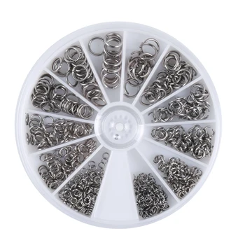 500 pcs/box Stainless Steel Single Jump Rings Combination Jewelry Accessories DIY Jewelry Findings Making Supplies Wholesale
500 pcs/box Stainless Steel Single Jump Rings Combination Jewelry Accessories DIY Jewelry Findings Making Supplies Wholesale