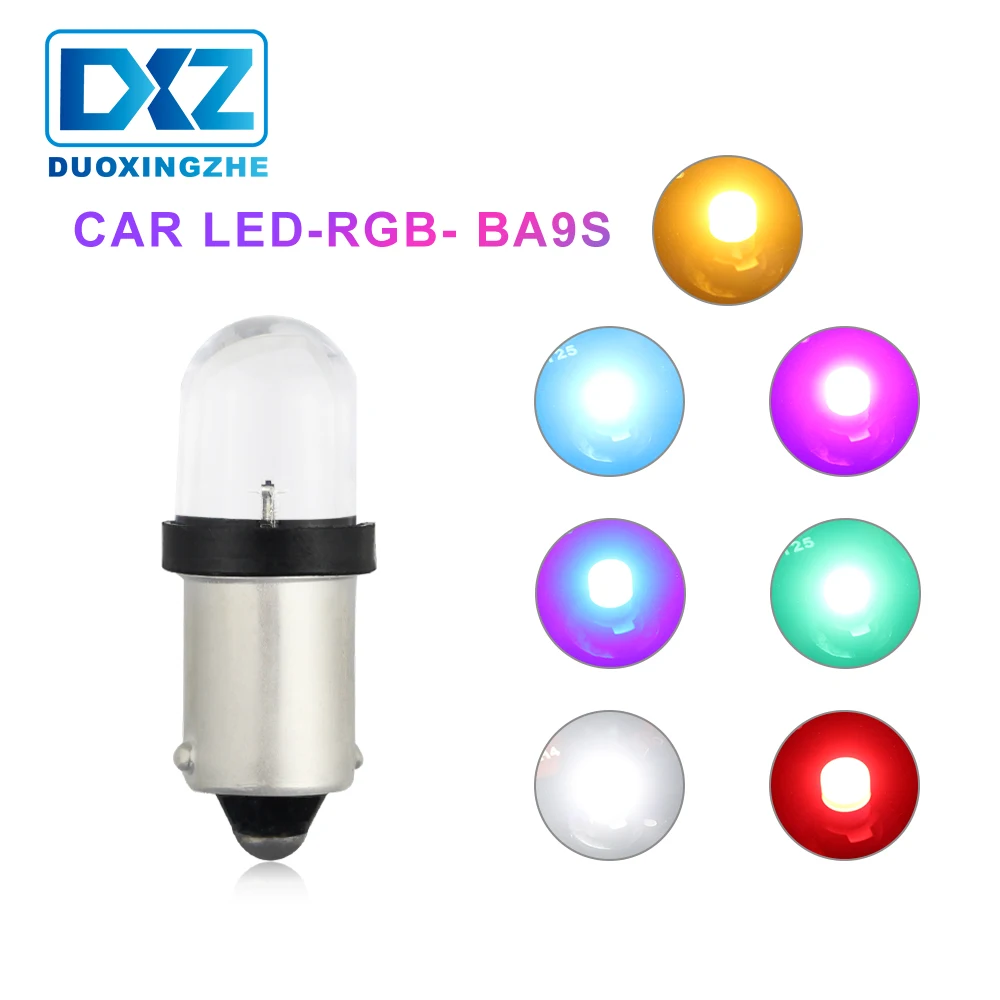 DXZ 1X BA9S LED Car Interior light DC12V RGB Colorful Flashing T4W H6W BAY9S H21W Reading Dome Door Lamp Auto Clearance Bulbs
DXZ 1X BA9S LED Car Interior light DC12V RGB Colorful Flashing T4W H6W BAY9S H21W Reading Dome Door Lamp Auto Clearance Bulbs