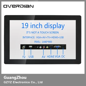 19inch/19" VGA/HDMI/TV/AV/USB Interface Industrial Control Lcd Non-Touch Screen Monitor Metal Shell Buckle Fixed 1440*900
19inch/19" VGA/HDMI/TV/AV/USB Interface Industrial Control Lcd Non-Touch Screen Monitor Metal Shell Buckle Fixed 1440*900