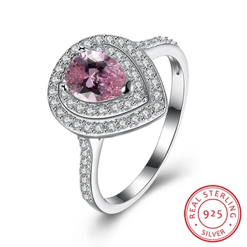 UFOORO Fashion Women Engagement Party Jewelry High Quality Big Tear Drop PInk Crystal Rings With Zirconia Stones
UFOORO Fashion Women Engagement Party Jewelry High Quality Big Tear Drop PInk Crystal Rings With Zirconia Stones