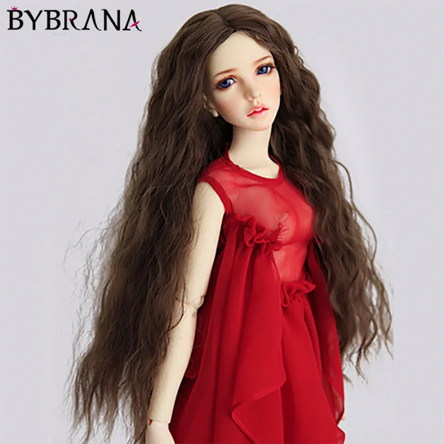 Bybrana Girl Brown Long wave hair 1/3 1/4 1/6 1/8 BJD Wigs High Temperature Fiber for dolls
Bybrana Girl Brown Long wave hair 1/3 1/4 1/6 1/8 BJD Wigs High Temperature Fiber for dolls