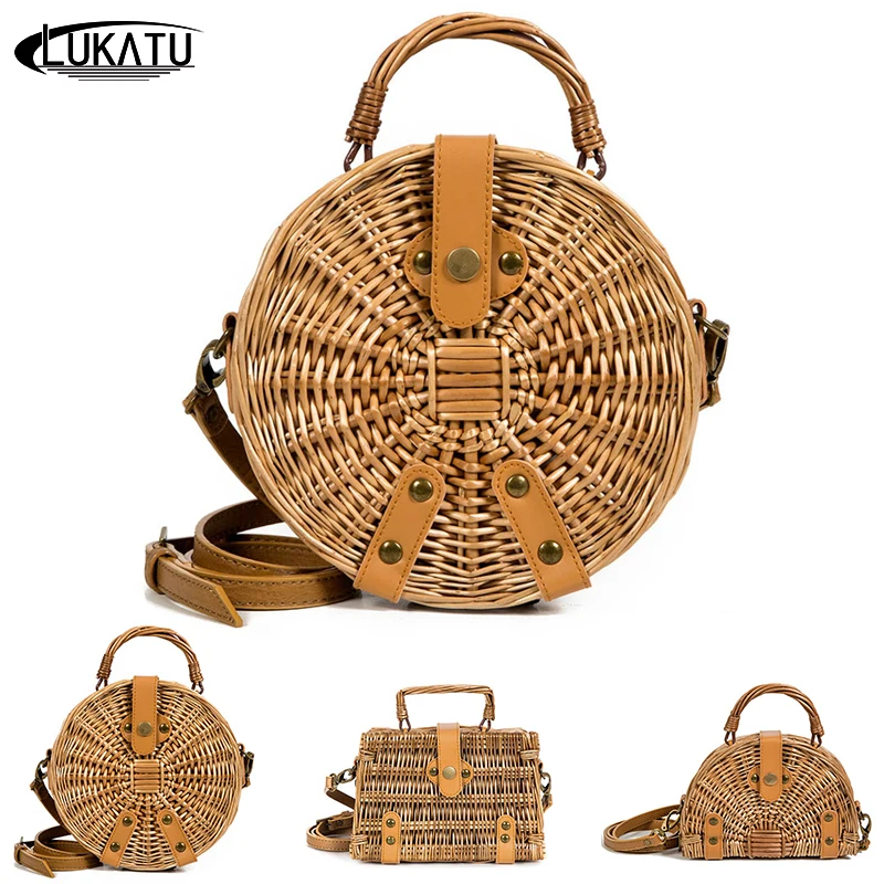 LUKATU Beach Straw Bags Women Summer Handbag Rattan Square Tote Bag Handmade Bali Woven Cross Body Bag Box Bohemia bolsas
LUKATU Beach Straw Bags Women Summer Handbag Rattan Square Tote Bag Handmade Bali Woven Cross Body Bag Box Bohemia bolsas