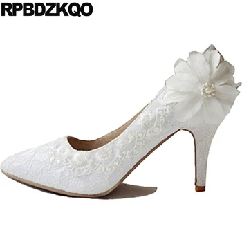 pointed toe wedding 2019 size 33 pearl bridal flower white elegant women shoes lace thin 10 42 4 34 medium heels floral big
pointed toe wedding 2019 size 33 pearl bridal flower white elegant women shoes lace thin 10 42 4 34 medium heels floral big