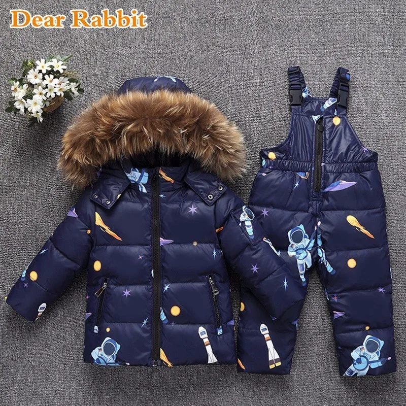 Зимняя теплая пуховая куртка для маленьких девочек коллекция 2020 года комплекты