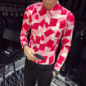 men shirt shopkeeper wind 2018 autumn winter teenage colorful square shirt self-cultivation work clothes class campus wind P50
men shirt shopkeeper wind 2018 autumn winter teenage colorful square shirt self-cultivation work clothes class campus wind P50