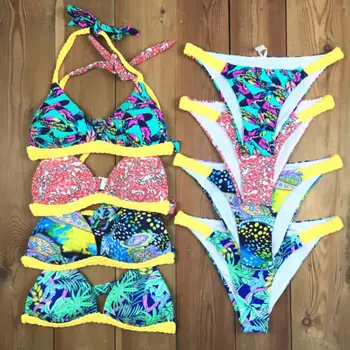 New 2018 Summer Sexy Women Swimwear Bikini Set Bandage Push-up Padded Swimsuit Hot Floral
New 2018 Summer Sexy Women Swimwear Bikini Set Bandage Push-up Padded Swimsuit Hot Floral
