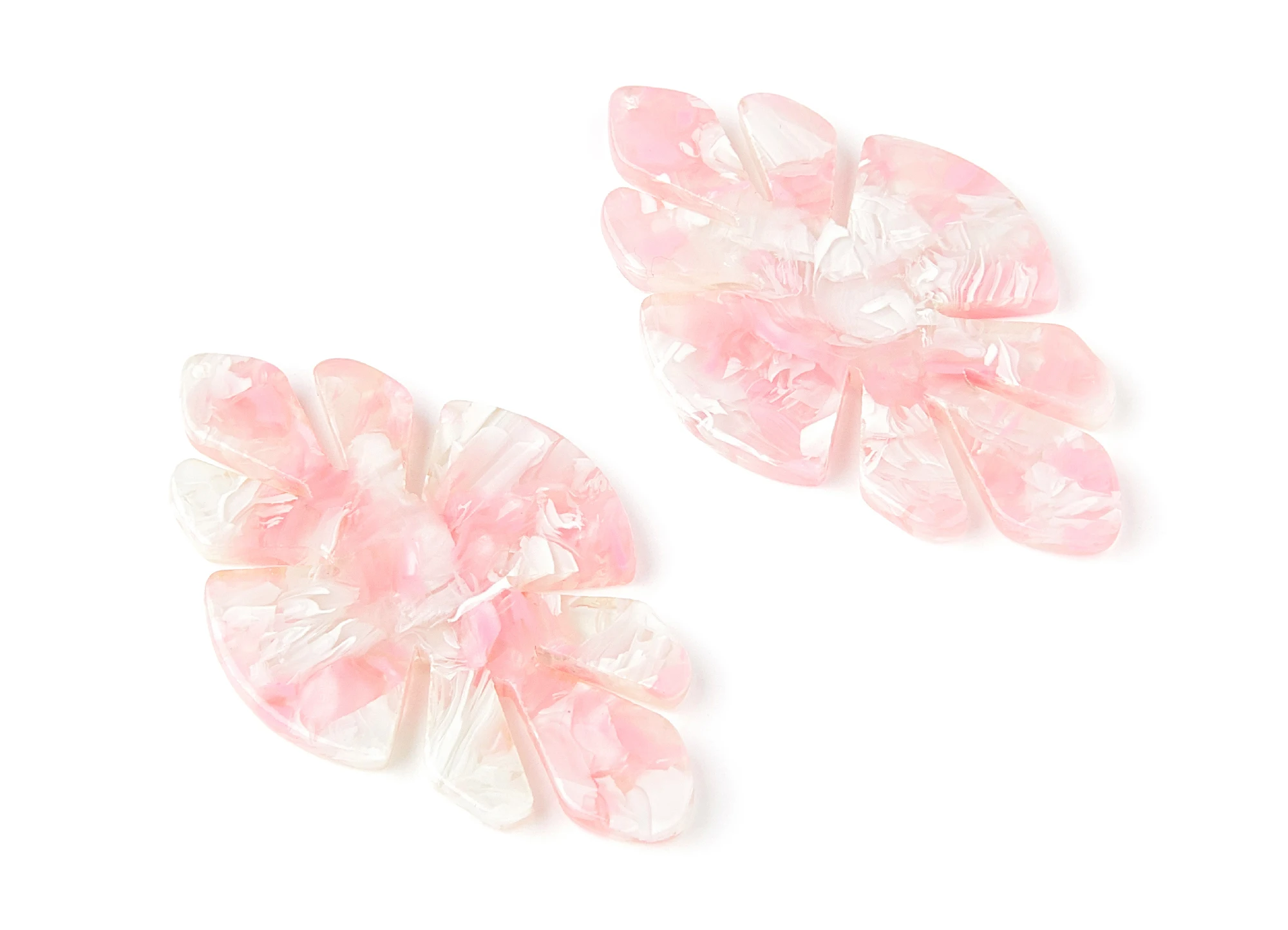 Acetate Acrylic Earring Charms - Leaf Shaped Pendant - Earring Findings - Jewelry making - 6pcs/lot - 51.04x29.63x2.7mm - AC1244
Acetate Acrylic Earring Charms - Leaf Shaped Pendant - Earring Findings - Jewelry making - 6pcs/lot - 51.04x29.63x2.7mm - AC1244