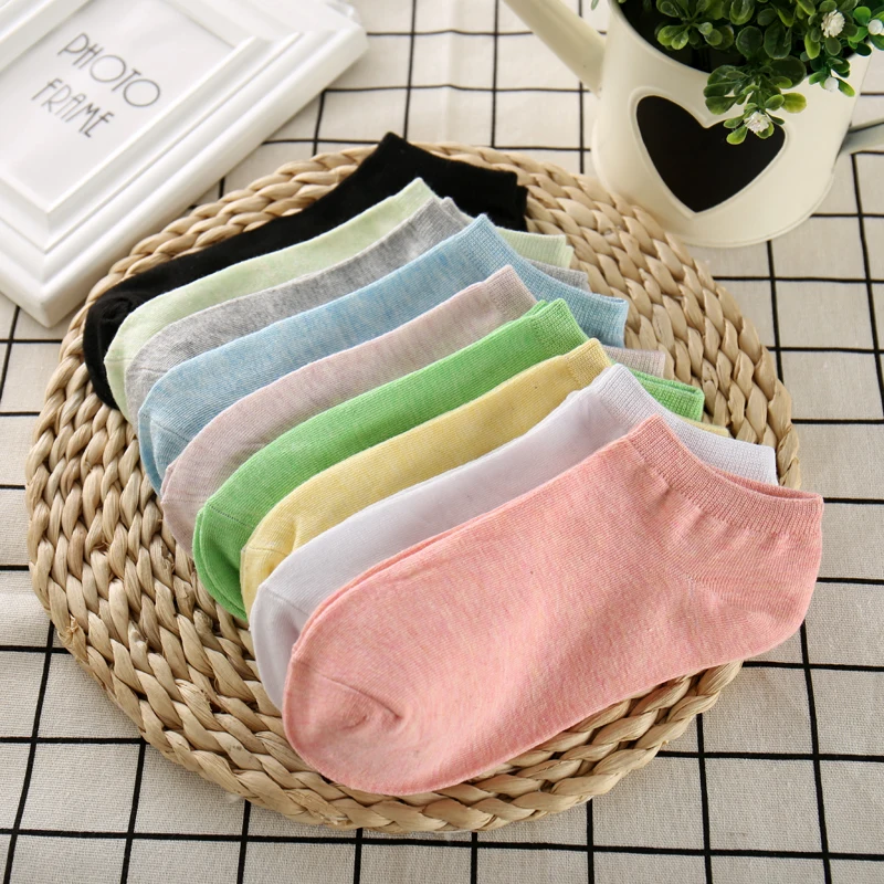 10 pairs/Lot Cotton Women Spring Summer Color Socks Fashion Cute Solid Autumn Sugar Casual Short Breathable Outdoor Boat Socks
10 pairs/Lot Cotton Women Spring Summer Color Socks Fashion Cute Solid Autumn Sugar Casual Short Breathable Outdoor Boat Socks