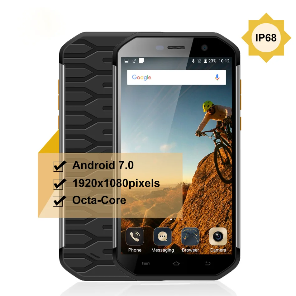 

Original S60 Rugged Mobile Phone 5.5"Full HD IPS MTK6753 Octa-Core 3GB+64GB IP68 Phone Waterproof Shockproof Smart phone