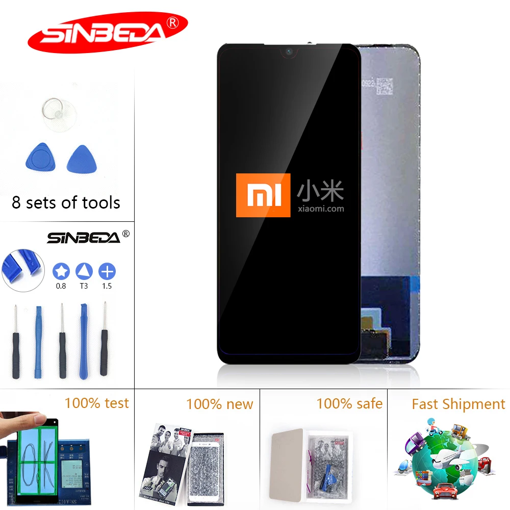 6.3" Original Dispaly For Xiaomi Redmi Note 7 LCD Touch Screen Digitizer for Redmi Note7 LCD Note7 Pro Display 10 Touch
6.3" Original Dispaly For Xiaomi Redmi Note 7 LCD Touch Screen Digitizer for Redmi Note7 LCD Note7 Pro Display 10 Touch