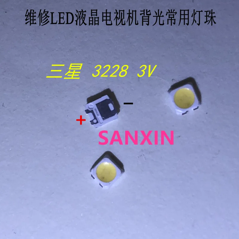 400pcs SAMSUNG LED Backlight TT321A 1.5W 3V 3228 2828 Cool white LCD for TV Application SPBWH1320S1EVC1BIB | Освещение