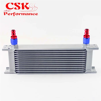 13 Row AN8 Universal Aluminum Engine Transmission 248mm Oil Cooler British Type w/ Fittings Kit Silver
13 Row AN8 Universal Aluminum Engine Transmission 248mm Oil Cooler British Type w/ Fittings Kit Silver
