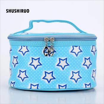 SHUSHIRUO Brand Female Makeup Bags Barrel Grid Travel Toiletry Organizer Storage Case for Lady Cosmetics Storage Case Stars
SHUSHIRUO Brand Female Makeup Bags Barrel Grid Travel Toiletry Organizer Storage Case for Lady Cosmetics Storage Case Stars