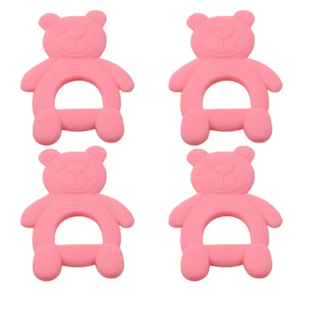 Silicone Chewing Teethers Safety Infant Teething Newborn Tooth Bears Training toys for children Baby Teether
Silicone Chewing Teethers Safety Infant Teething Newborn Tooth Bears Training toys for children Baby Teether