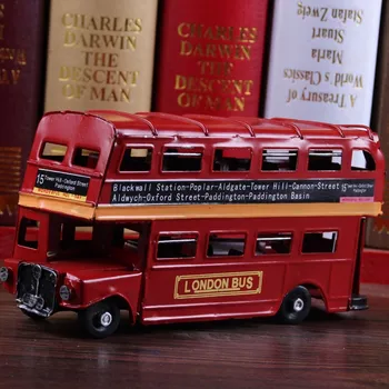 17.5cm(6.8")Vintage Double Decker Retro UK England London Bus Figurine Routemaster Model Tour Bus Statue Home Decor Ornament
17.5cm(6.8")Vintage Double Decker Retro UK England London Bus Figurine Routemaster Model Tour Bus Statue Home Decor Ornament
