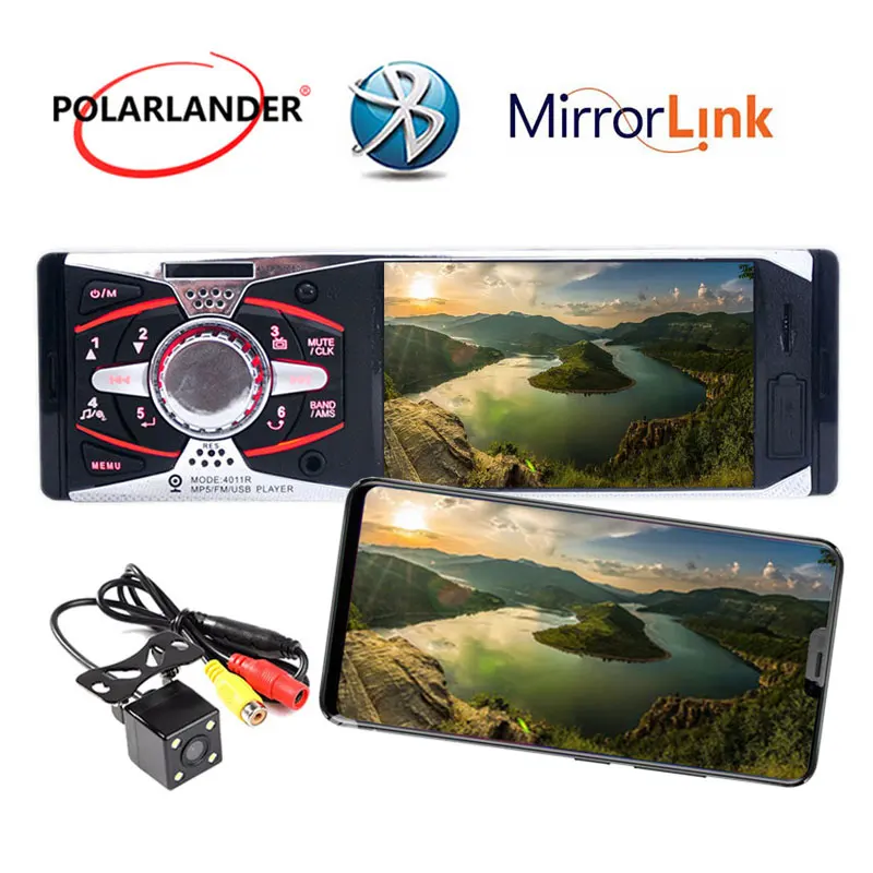 +Camera Mirror Link MP3/MP5/FM In-Dash Stereo Head Unit 4.1"TFT HD Car Radio 1Din Rearview 12V USB SD AUX
+Camera Mirror Link MP3/MP5/FM In-Dash Stereo Head Unit 4.1"TFT HD Car Radio 1Din Rearview 12V USB SD AUX