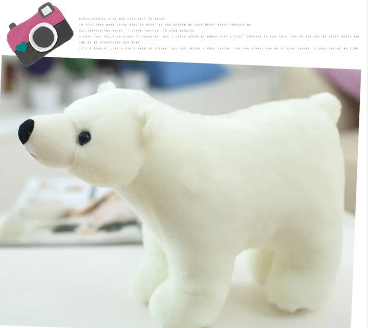 2016 new 1Pc 20CM*13cm Cute Small Soft Stuffed White Polar Bear Plush Doll Toy Christmas Gift kids baby girl toys
2016 new 1Pc 20CM*13cm Cute Small Soft Stuffed White Polar Bear Plush Doll Toy Christmas Gift kids baby girl toys