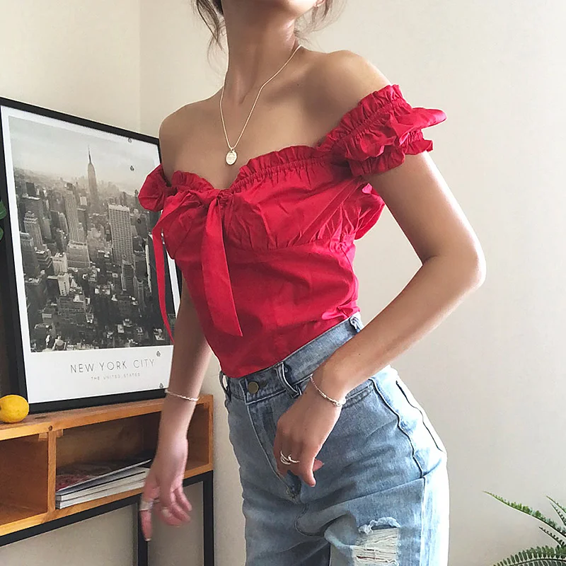 MRMT 2019 Brand New Women's T Shirt Square Collar Romantic Bubble Sleeve Butterfly Tight Retro T-shirt for Female Tops Tshirt
MRMT 2019 Brand New Women's T Shirt Square Collar Romantic Bubble Sleeve Butterfly Tight Retro T-shirt for Female Tops Tshirt