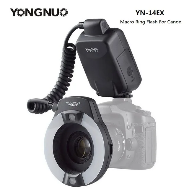 

Yongnuo YN-14EX TTL Macro Ring Lite Flash Speedlite Light for Canon 5D Mark II 5D Mark III 6D 7D 60D 70D 700D 650D 600D 5Ds 5Dsr