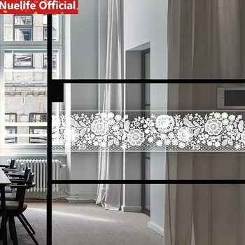 Korean white lace pattern pattern glass stickers waist line film living room kitchen sliding door collision self-adhesive paper
Korean white lace pattern pattern glass stickers waist line film living room kitchen sliding door collision self-adhesive paper