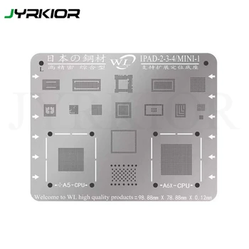 Jyrkior For IPad 2 / IPad 3 / IPad 4 / IPad Mini T0.12mm WL Multi-Function BGA Reballing Stencil Plant Tin Steel Net
Jyrkior For IPad 2 / IPad 3 / IPad 4 / IPad Mini T0.12mm WL Multi-Function BGA Reballing Stencil Plant Tin Steel Net