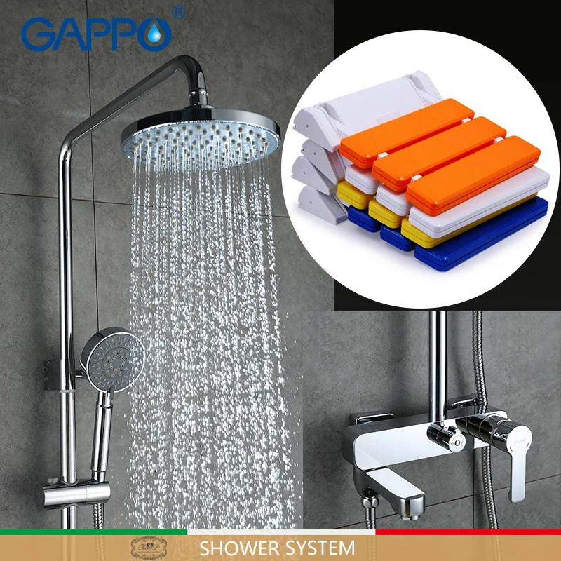 GAPPO Shower Faucets bathroom folding seat Bath tap mixers Wall Mounted Shower Seats Bath bench Shower System
GAPPO Shower Faucets bathroom folding seat Bath tap mixers Wall Mounted Shower Seats Bath bench Shower System