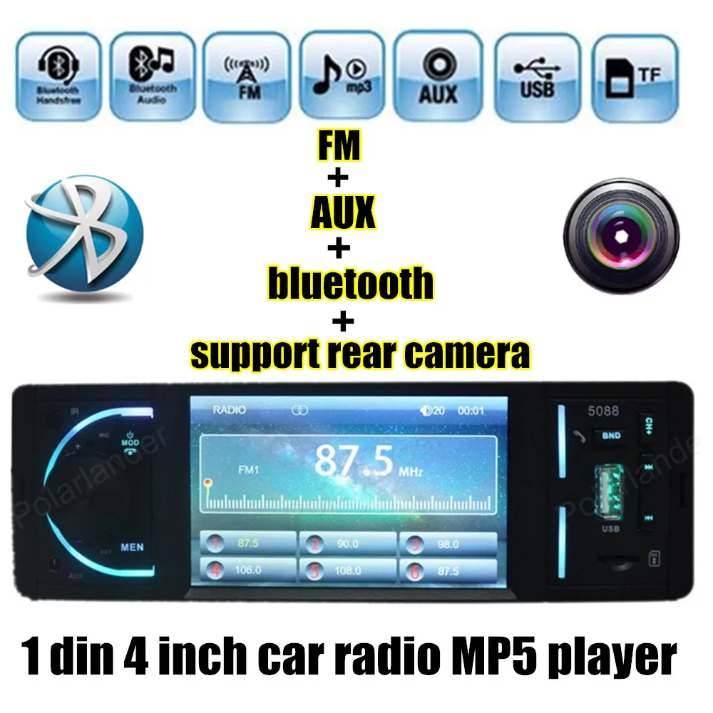 HOT 12V for Rear view camera 4 inch TFT HD Digital Car MP5 Players bluetooth Stereo FM Radios MP4 Audio Video USB TF
HOT 12V for Rear view camera 4 inch TFT HD Digital Car MP5 Players bluetooth Stereo FM Radios MP4 Audio Video USB TF