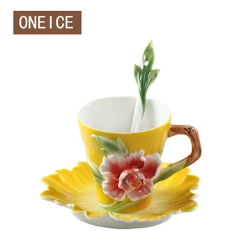 Enamel Color Bone China Coffee Cup And Saucer Sintered Wedding Birthday Valentine's Day Gifts European Ceramic Tea Mug 150ml
Enamel Color Bone China Coffee Cup And Saucer Sintered Wedding Birthday Valentine's Day Gifts European Ceramic Tea Mug 150ml