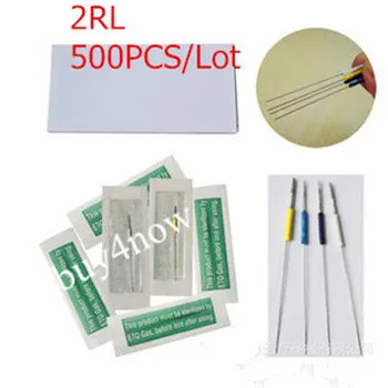500PC/Box Sterilized Permanent Makeup Needle 2RL Prong Needle for Eyebrow Tattoo professional Tattoo Needles Permanent Makeup
500PC/Box Sterilized Permanent Makeup Needle 2RL Prong Needle for Eyebrow Tattoo professional Tattoo Needles Permanent Makeup
