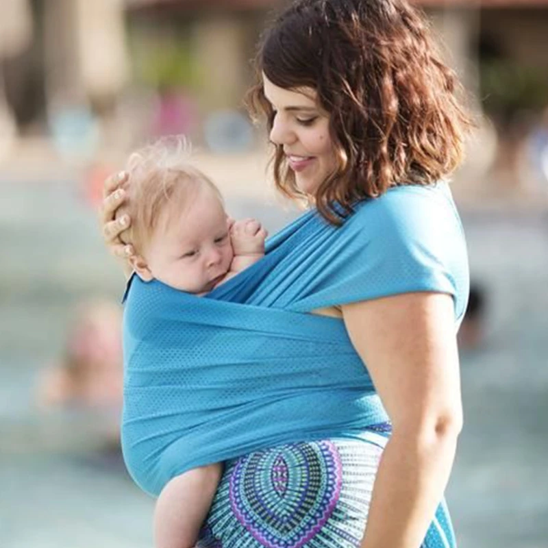 Фото Baby Sling Ergonomic Carrier Nursing Breastfeeding Cover Wrap Backpack Pouch Soft | Мать и ребенок