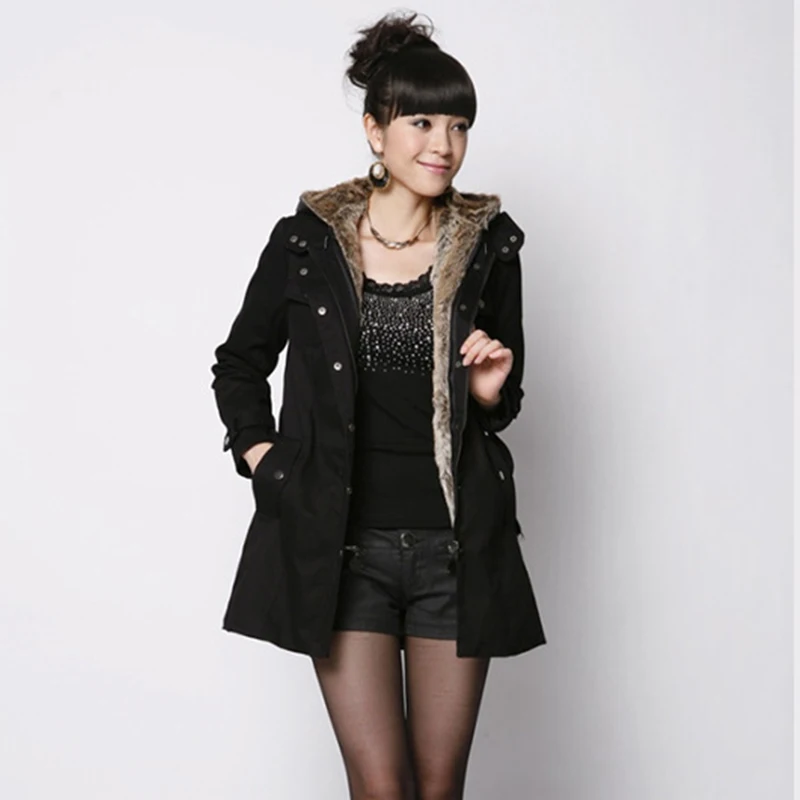 Thick Faux Fur Lining Women 'S Fur Hoodies Winter Warm Long Fur inside Coat Jacket Cotton Clothes Winter New Style korean-Style
Thick Faux Fur Lining Women 'S Fur Hoodies Winter Warm Long Fur inside Coat Jacket Cotton Clothes Winter New Style korean-Style