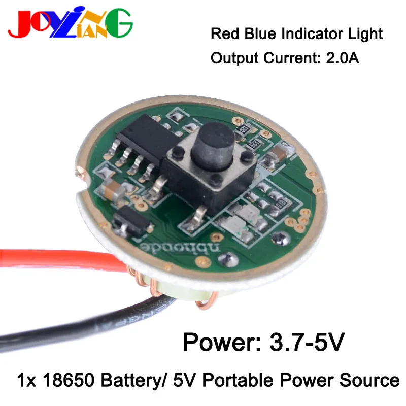 JYL-8810 Bicycle Lamp Driver Board Can Connect 5V Mobile Power Supply Switch with Driving Plate Diameter 22MM
JYL-8810 Bicycle Lamp Driver Board Can Connect 5V Mobile Power Supply Switch with Driving Plate Diameter 22MM