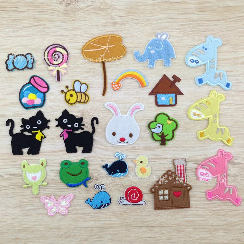 100 PCS/LOT CUTE EMBROIDERY Patches ANIMAL TREE CANDY for KIDS CLOTHES DECORATION ART DIY Sewing Accessories ART DIY HOME DECOR
100 PCS/LOT CUTE EMBROIDERY Patches ANIMAL TREE CANDY for KIDS CLOTHES DECORATION ART DIY Sewing Accessories ART DIY HOME DECOR