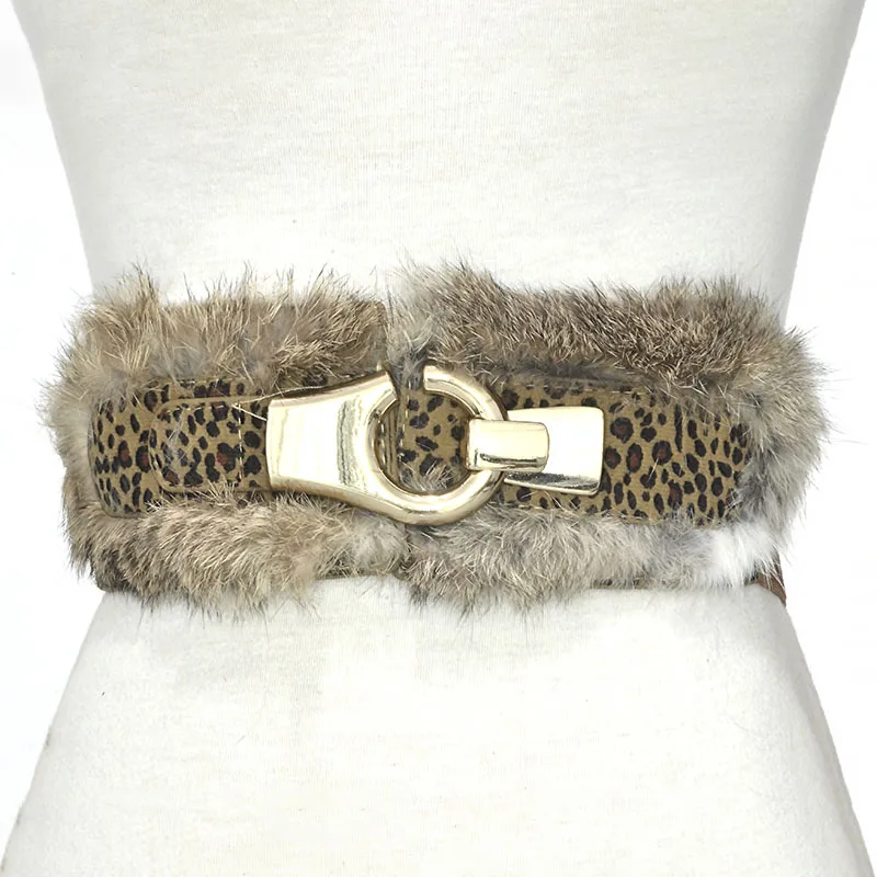 Luxury New Fashion Leopard Pattern Belt Wide Cummerbunds 2018 Women's Accessories Faux Rabbit Fur Wide Waist Belt bg-349
Luxury New Fashion Leopard Pattern Belt Wide Cummerbunds 2018 Women's Accessories Faux Rabbit Fur Wide Waist Belt bg-349