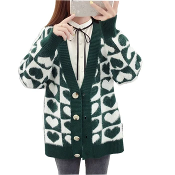 Cardigan Sweater Women Spring Autumn 2019 Women's Knit Jacket Loose Sweater Coat Plus Size
Cardigan Sweater Women Spring Autumn 2019 Women's Knit Jacket Loose Sweater Coat Plus Size