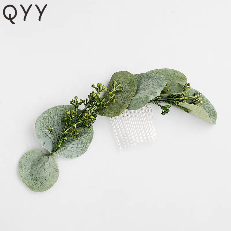 QYY Fashion Green Leaves Wedding Hair Comb Headpieces Bridal Hair Accessories Bride Bridesmaids Hair Clips
QYY Fashion Green Leaves Wedding Hair Comb Headpieces Bridal Hair Accessories Bride Bridesmaids Hair Clips