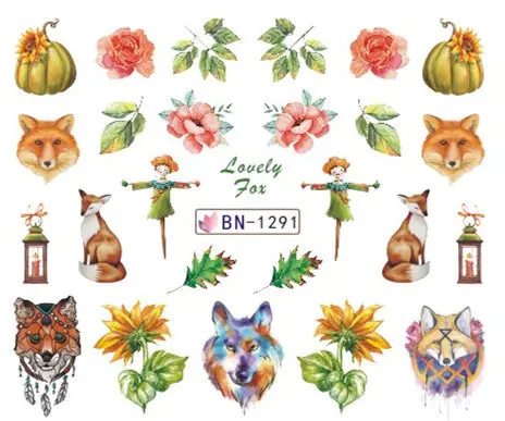 Nail Art Sticker Water Decals Nails Tattoo Slider Stickers Wolf Fox Rose Flower Designs Decoration Manicure Pegatina Foil Wraps
Nail Art Sticker Water Decals Nails Tattoo Slider Stickers Wolf Fox Rose Flower Designs Decoration Manicure Pegatina Foil Wraps
