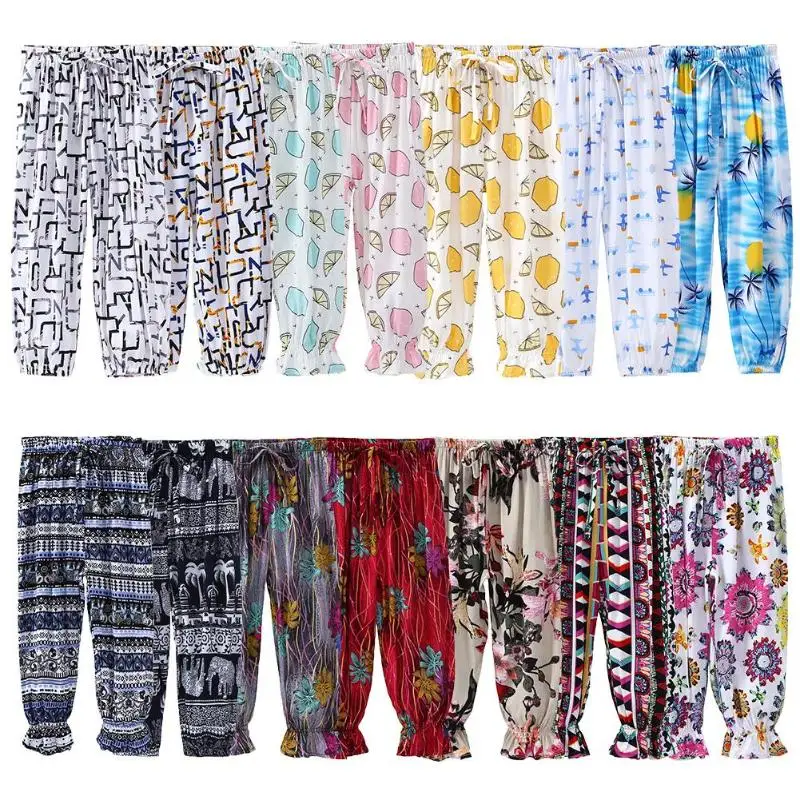 14 styles Summer Girl Pants Kids Floral Elastic Drawstring Anti Mosquito Loose Harem Pants Casual Soft Thin Trousers
14 styles Summer Girl Pants Kids Floral Elastic Drawstring Anti Mosquito Loose Harem Pants Casual Soft Thin Trousers