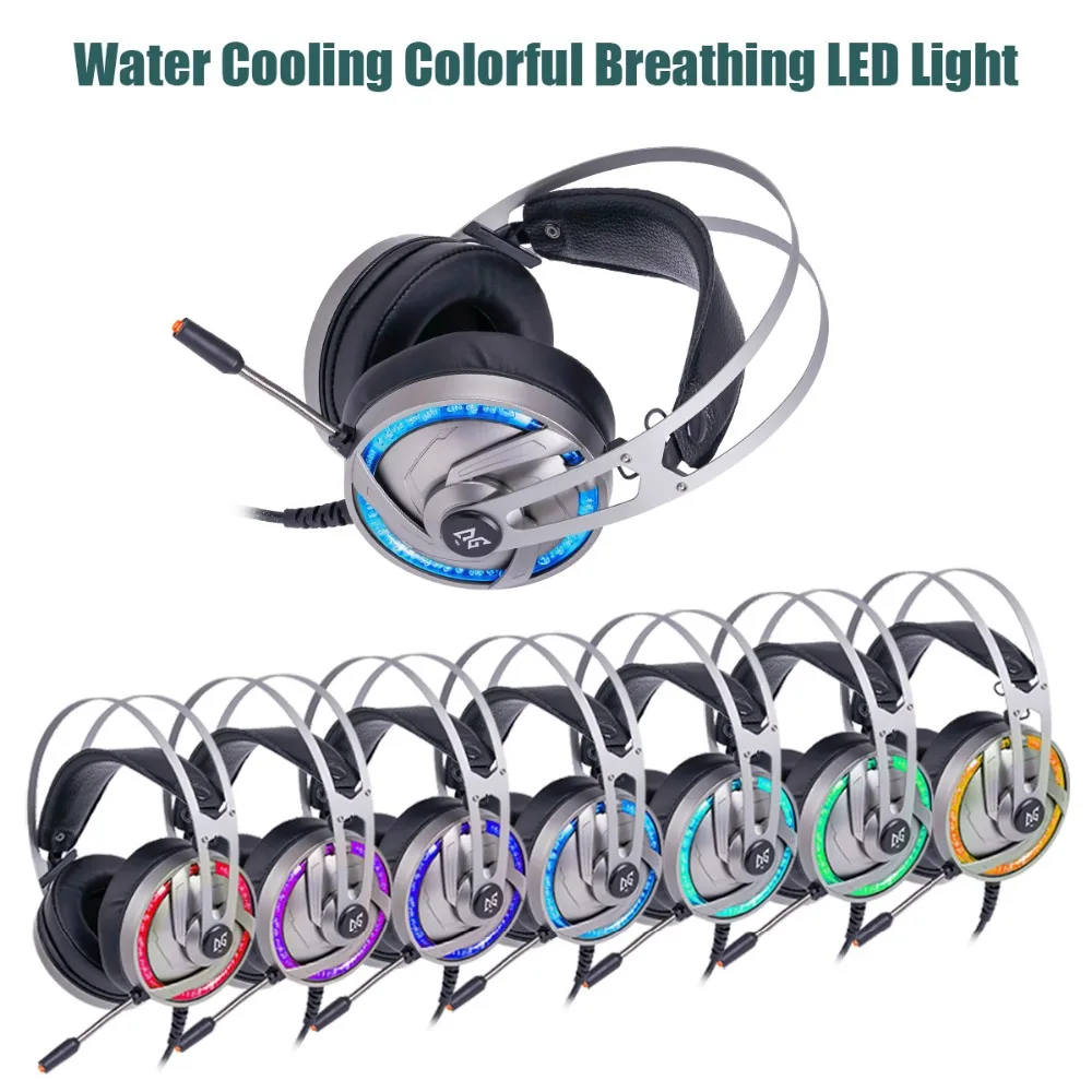 Profession Gaming Headset Gamer with Microphone Surround Sound USB Wired RGB Light Game Headphones for Tablet PC Xbox One PS4 
Profession Gaming Headset Gamer with Microphone Surround Sound USB Wired RGB Light Game Headphones for Tablet PC Xbox One PS4