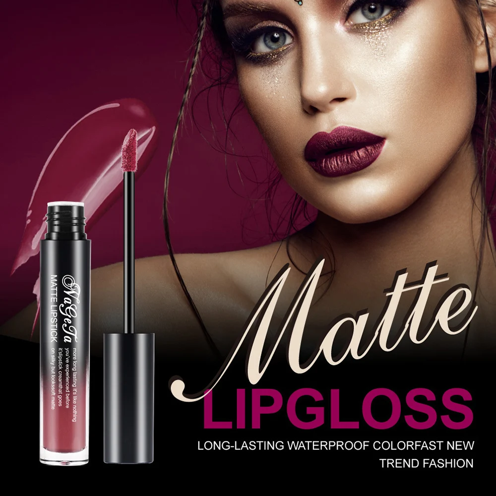 NAGETA 24 Color Non-Stick Cup Matte Lip Gloss Sexy Lady Long Lasting Moisturizing Makeup Lipgloss Matte Liquid Lipstick TSLM1
NAGETA 24 Color Non-Stick Cup Matte Lip Gloss Sexy Lady Long Lasting Moisturizing Makeup Lipgloss Matte Liquid Lipstick TSLM1