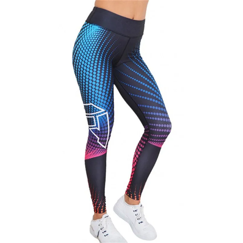 Hot Sale Yoga Pants Womens High Waist 3D Print Yoga plus size Skinny Gym Leggings Sports running Pants new arrival #4n25 (5)