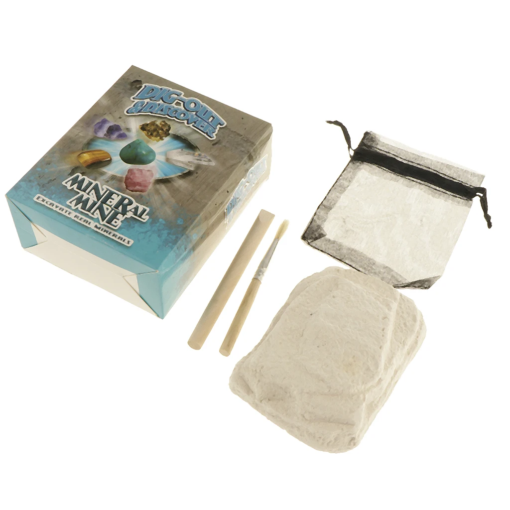 Fun Little Geologist Dig Out Rocks & Mineral Kit Earth Geology Science Toy Exploring Assorted Specimen Game - Quartz Crystal
Fun Little Geologist Dig Out Rocks & Mineral Kit Earth Geology Science Toy Exploring Assorted Specimen Game - Quartz Crystal