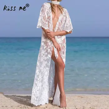 Free Size Lace Beach Long Tunic See Through Sexy Bikini Cover Up Swimming Cover Ups Sun Protection Loose Hollow Cardigan
Free Size Lace Beach Long Tunic See Through Sexy Bikini Cover Up Swimming Cover Ups Sun Protection Loose Hollow Cardigan
