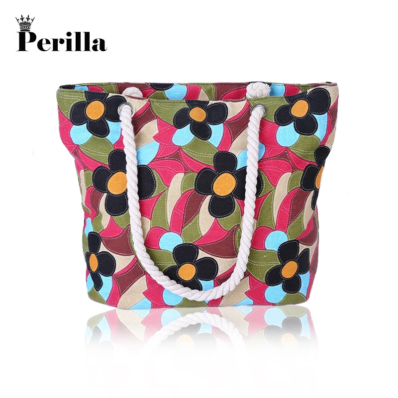 Perilla Casual Women Floral Large Capacity Tote Canvas Shoulder Bag Shopping Bag Beach Bags Casual Tote Feminina Popular
Perilla Casual Women Floral Large Capacity Tote Canvas Shoulder Bag Shopping Bag Beach Bags Casual Tote Feminina Popular