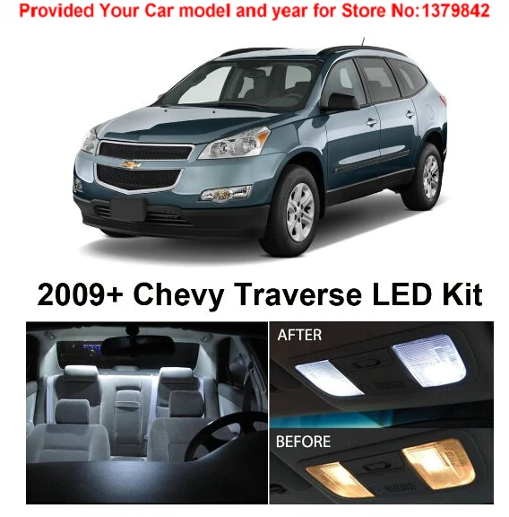Free Shipping 6Pcs/Lot car-styling Xenon White Canbus Package Kit LED Interior Lights For Chevy Traverse 2009 & Up
Free Shipping 6Pcs/Lot car-styling Xenon White Canbus Package Kit LED Interior Lights For Chevy Traverse 2009 & Up