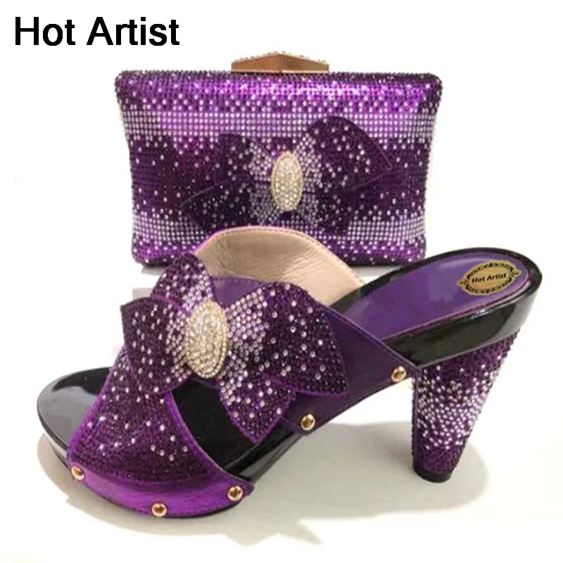 Hot Artist 2018 High Quality African High Heels Shoes And Bag Set For Party Nigerian Style Shoes And Matching Bag Set TX-222
Hot Artist 2018 High Quality African High Heels Shoes And Bag Set For Party Nigerian Style Shoes And Matching Bag Set TX-222