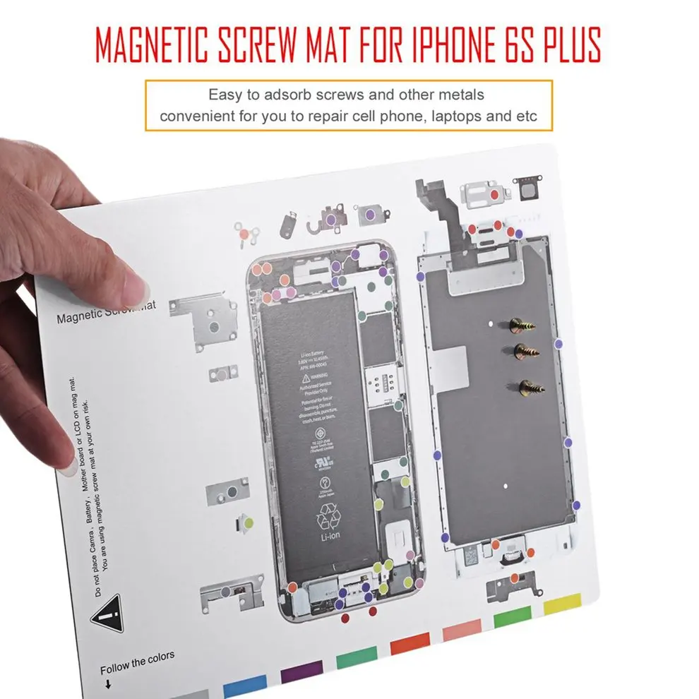 5 шт. Новые магнитные винт коврик для iPhone 6s плюс руководство Работа Pad Мобильный