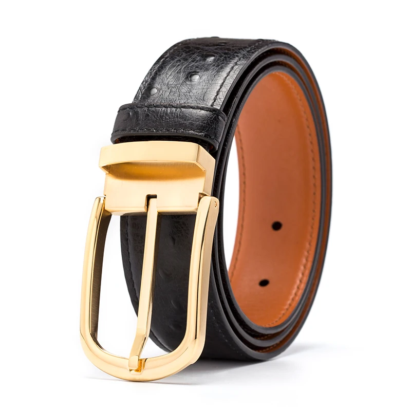 Designer belt men's high quality Men Belt Genuine Leather ostrich pattern Cowhide Luxury brand belt birthday present
Designer belt men's high quality Men Belt Genuine Leather ostrich pattern Cowhide Luxury brand belt birthday present